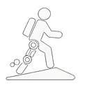 Mechanical walking assistance